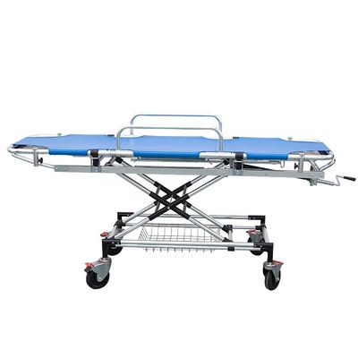chất lượng  Blue Aluminum Alloy Emergency Ambulance Stretcher Bed For First Aid nhà máy sản xuất