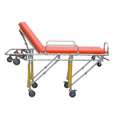 Ống tạ xe cứu thương gấp nhôm kim loại màu cam Ống tạ phẫu thuật