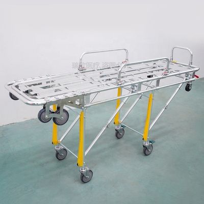 Ống tạ xe cứu thương gấp nhôm kim loại màu cam Ống tạ phẫu thuật