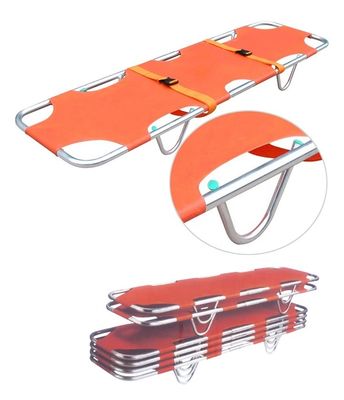 Thang bọc hàng loạt thương vong màu cam Gấp bọc cho xe cứu thương