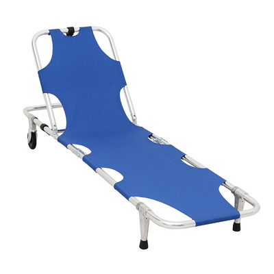 8kg nhôm Đồ sơ trợ giúp đầu tiên mềm gấp stretcher phù hợp với tiêu chuẩn an toàn CE