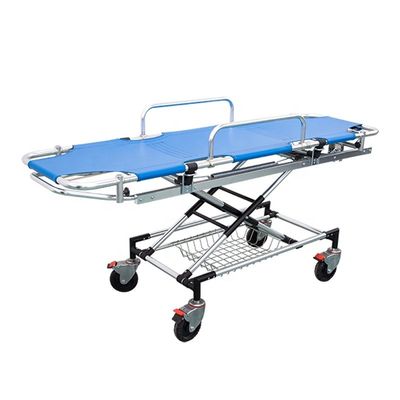 Chế độ vận chuyển bành xe cứu thương màu xanh