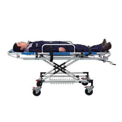 Chế độ vận chuyển bành xe cứu thương màu xanh
