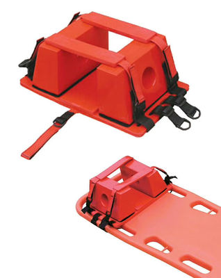 Cứu hộ khẩn cấp Đỏ NBR Head Immobilizer cho Stretcher Durable Device