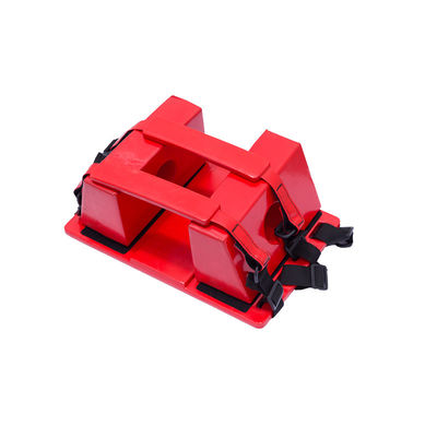 Cứu hộ khẩn cấp Đỏ NBR Head Immobilizer cho Stretcher Durable Device