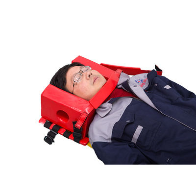 Cứu hộ khẩn cấp Đỏ NBR Head Immobilizer cho Stretcher Durable Device