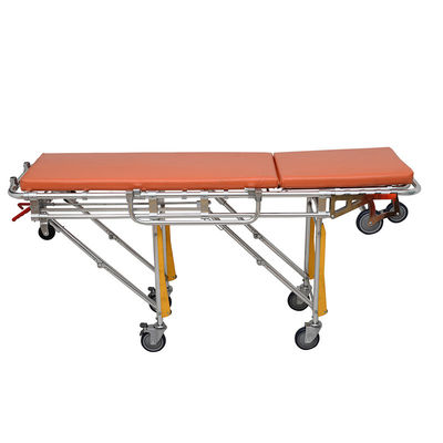 Logo tùy chỉnh nhôm gấp stretcher màu cam Hydraulic stretcher