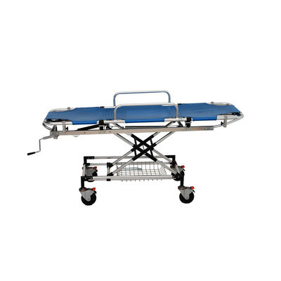 Thép nhôm giường bệnh viện khẩn cấp Blue Emergency Stretcher Bed