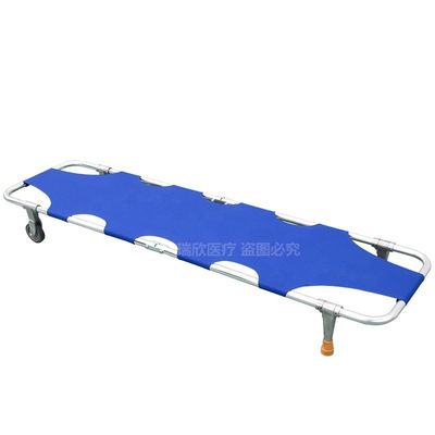 Nhóm I Nhóm dụng cụ Máy kéo gấp y tế bằng kim loại với bánh xe
